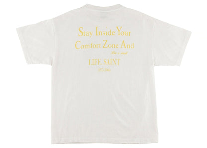 Saint Mxxxxxx Love and Hate Baby T-Shirt Vintage White