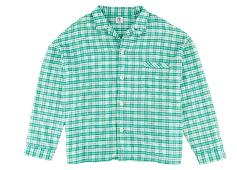 Saint Mxxxxxx PJ Shirt Green Check