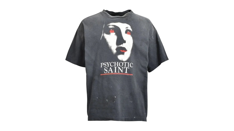 Saint Mxxxxxx Psychotic Snt S/S Tee Black