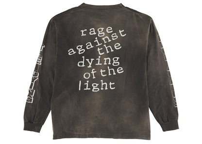 Saint Mxxxxxx Rage Against L/S Tee Black
