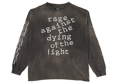 Saint Mxxxxxx Rage Against L/S Tee Black