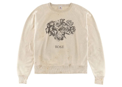 Saint Mxxxxxx Rose Crewneck Vintage Grey