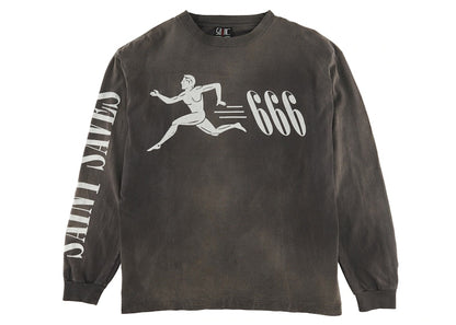 Saint Mxxxxxx Running L/S Tee Black