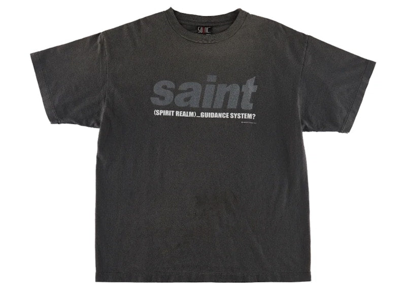 Saint Mxxxxxx ST System T-Shirt Vintage Black