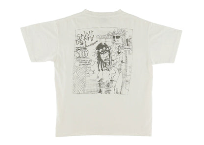 Saint Mxxxxxx Saint Death T-Shirt Vintage White