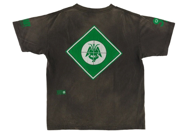 Saint Mxxxxxx Saint Enemy Tee Black Green