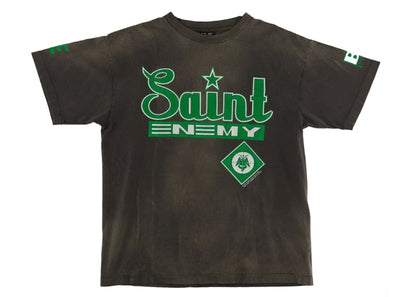 Saint Mxxxxxx Saint Enemy Tee Black Green