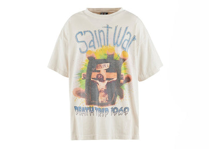 Saint Mxxxxxx Saint War Tee White