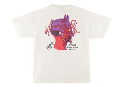 Saint Mxxxxxx Space God Tee Vintage White