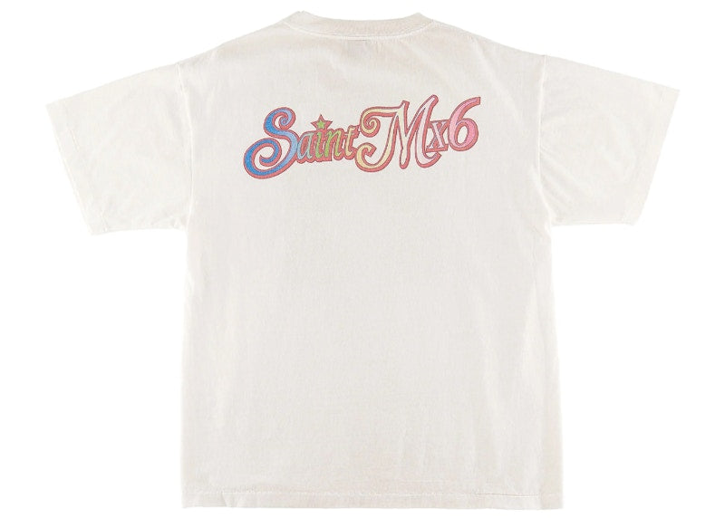 Saint Mxxxxxx Sunglass T-Shirt Vintage White