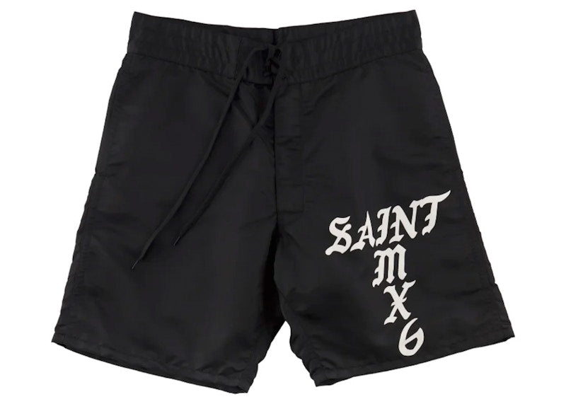 Saint Mxxxxxx Swimming Shorts Black
