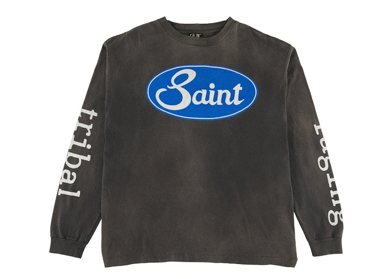 Saint Mxxxxxx Tribal Wars L/S Tee Black