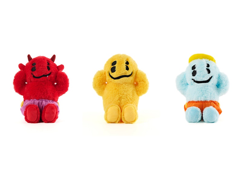 Saint Mxxxxxx x Cactus Plant Flea Market Smiles Plush Set of 3