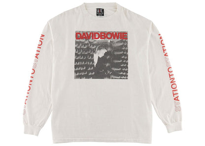Saint Mxxxxxx x David Bowie Station L/S T-Shirt White