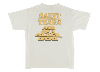 Saint Mxxxxxx x Denim Tears Black God T-Shirt Vintage White