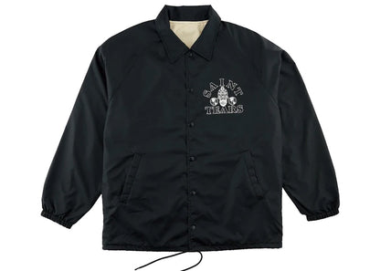 Saint Mxxxxxx x Denim Tears Coach Jacket Black White