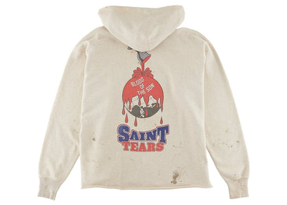 Saint Mxxxxxx x Denim Tears Holy Grail Hoodie Vintage Grey