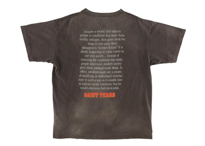Saint Mxxxxxx x Denim Tears Purplelp T-Shirt Vintage Black