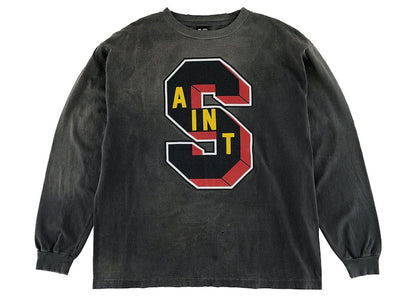 Saint Mxxxxxx x Denim Tears ST L/S T-Shirt Vintage Black