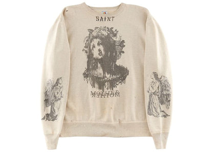 Saint Mxxxxxx x Kosuke Kawamura Mother Crewneck Sweatshirt Grey