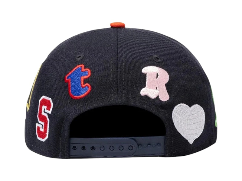 Saint Mxxxxxx x MLB x New Era Astros Cap Navy/Orange