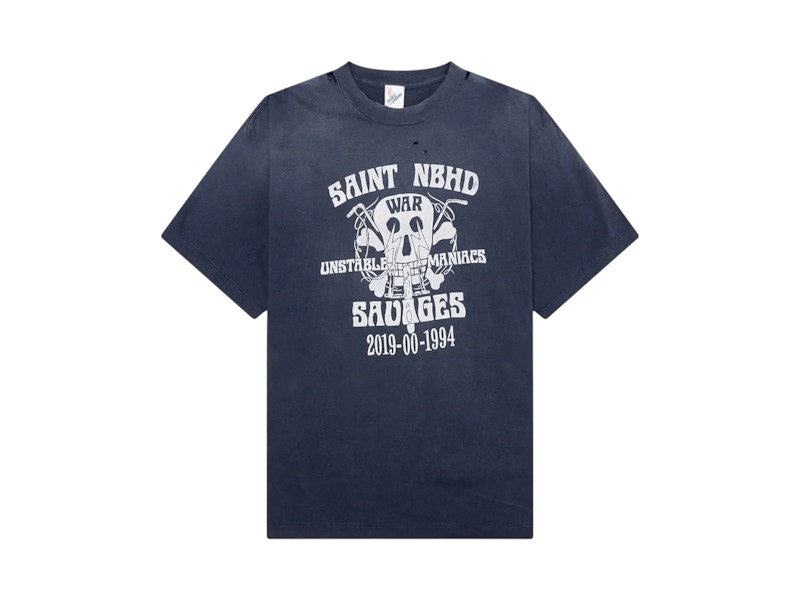 Saint Mxxxxxx x Neighborhood Saint Tee Navy