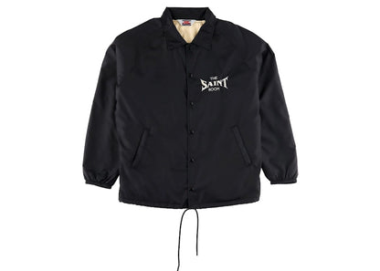 Saint Mxxxxxx x Shermer Academy Coach Jacket Black