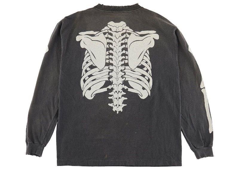Saint Mxxxxxx x VLONE Bone L/S T-Shirt Vintage Black