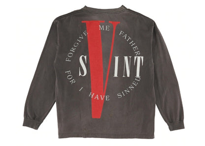 Saint Mxxxxxx x VLONE Love & Hate L/S Tee Black