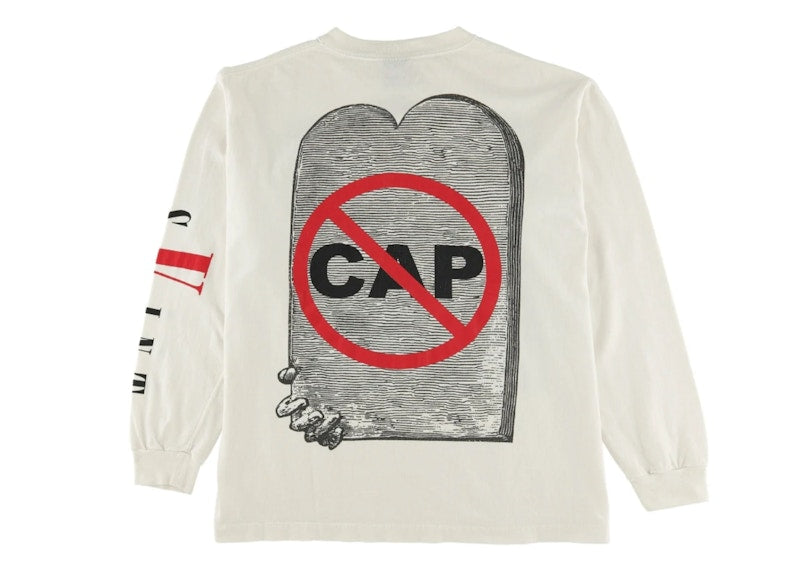 Saint Mxxxxxx x VLONE No Cap L/S Tee White