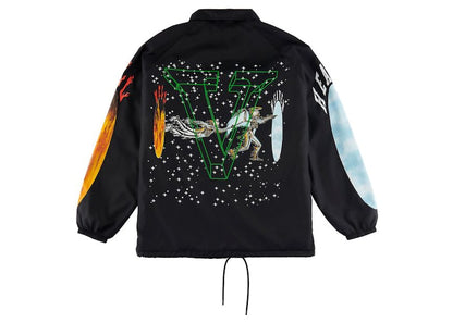 Saint Mxxxxxx x VLONE Skull Coach Jacket Black