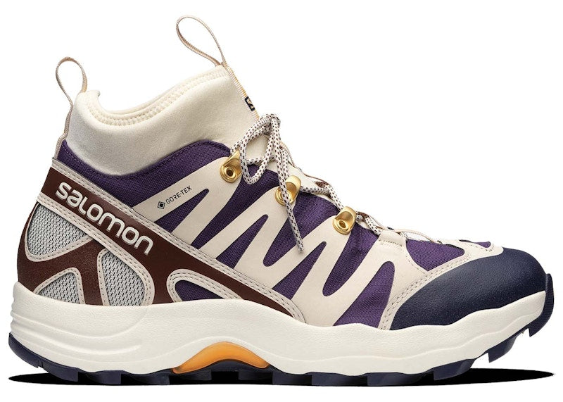 Salomon XA-Pro 1 Mid Gore-Tex Cream Purple Brown