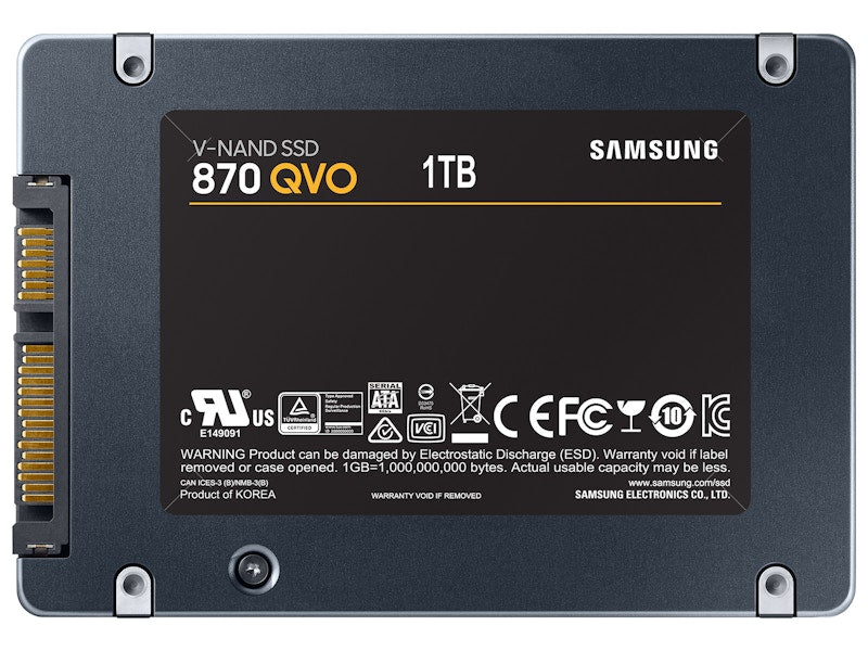 Samsung 870 QVO SATA III SSD 2.5" 1TB (MZ-77Q1T0B/AM)