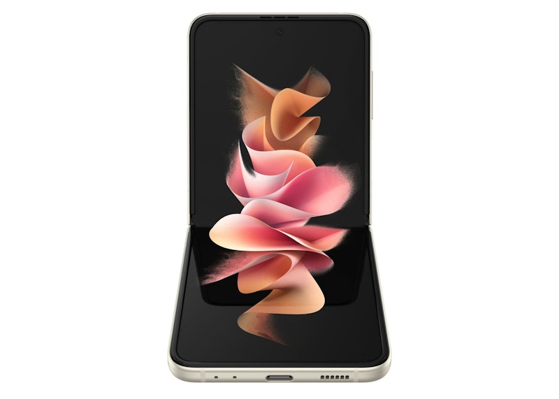 Samsung Galaxy Z Flip3 5G 128GB (Unlocked) SM-F711UZEAXAA Cream