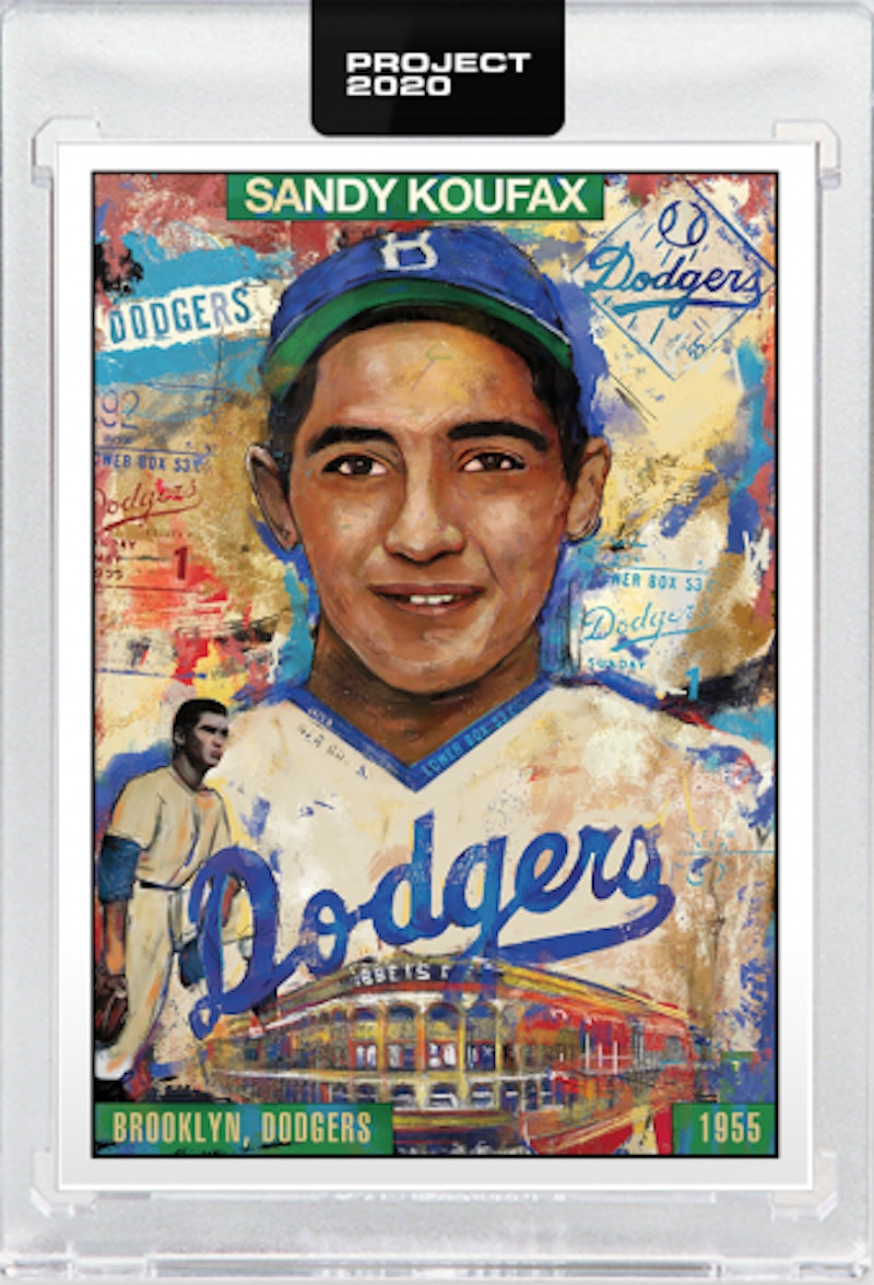 Sandy Koufax 1955 Topps Project 2020 Andrew Thiele  /2149 #49