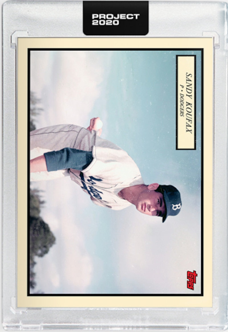 Sandy Koufax 1955 Topps Project 2020 Oldmanalan Artist Proof /20 #36