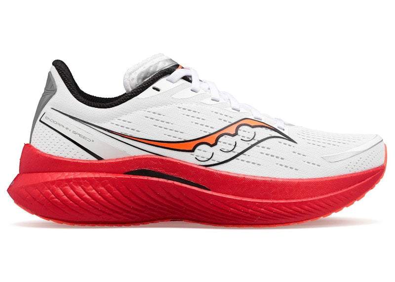 Saucony Endorphin Speed 3 White Black Red