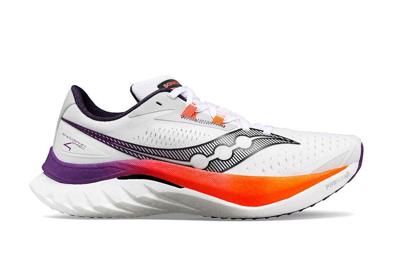 Saucony Endorphin Speed 4 White Viziorange