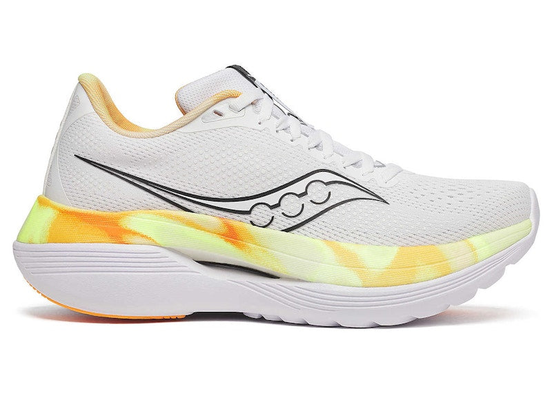 Saucony Endorphin Trainer White Black Yellow Orange (Women's)