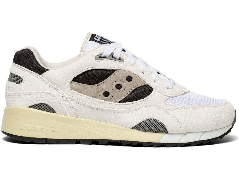Saucony Shadow 6000 White Black Grey