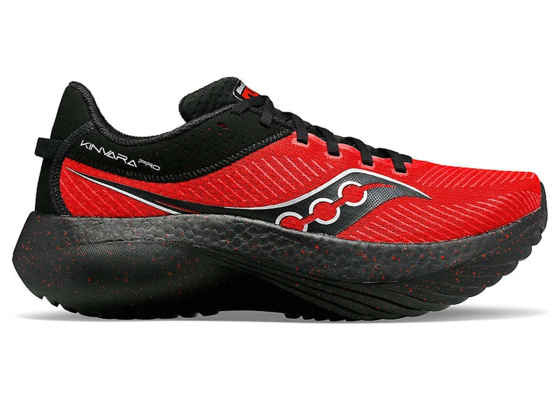 Saucony Kinvara Pro Black Men Run Red Black