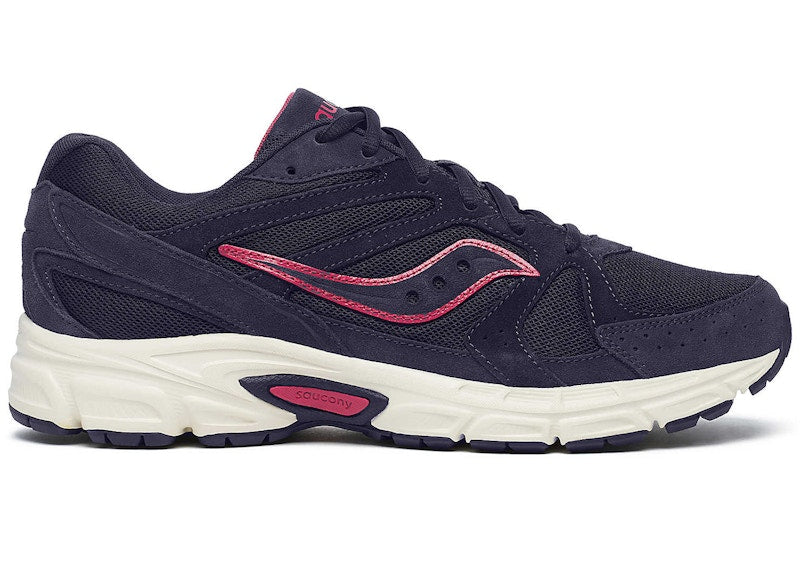 Saucony Ride Millennium Suede Navy Pink Off White