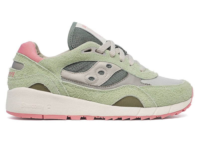 Saucony Shadow 6000 Lux Green Ivory Pink (Women's)