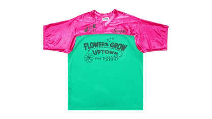 Savior Worldwide Flowers Grow Uptown Jersey Green/Pink