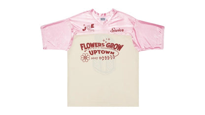 Savior Worldwide Flowers Grow Uptown Jersey Pink/Cream