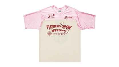 Savior Worldwide Flowers Grow Uptown Jersey Pink/Cream