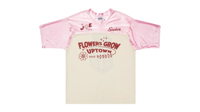 Savior Worldwide Flowers Grow Uptown Jersey Pink/Cream