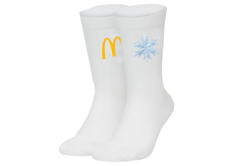Saweetie Official x McDonalds Connect Logo Socks White