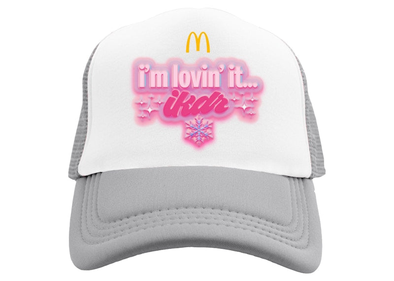 Saweetie Official x McDonalds ILI..IKDR Trucker Hat White/Grey