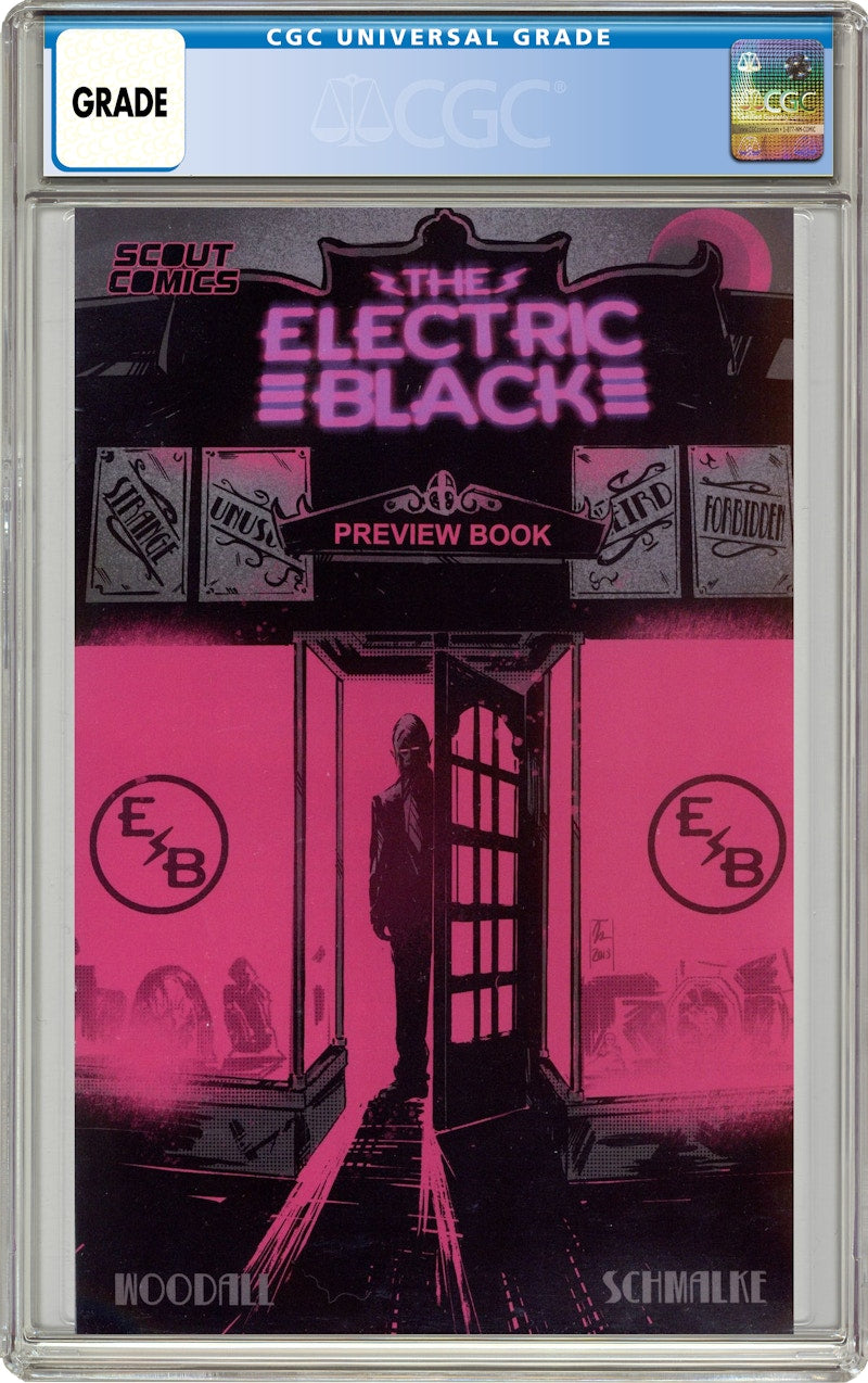Scout Comics Electric Black Preview Book (2018 Scout Comics) NN.JETPACK/FORBIDDEN Comic Book CGC Graded